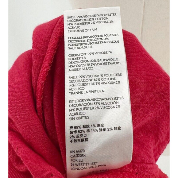 Free People Womens Peasant Blouse Size Small Boho Relaxed Hippie Lightweight - Picture 10 of 10